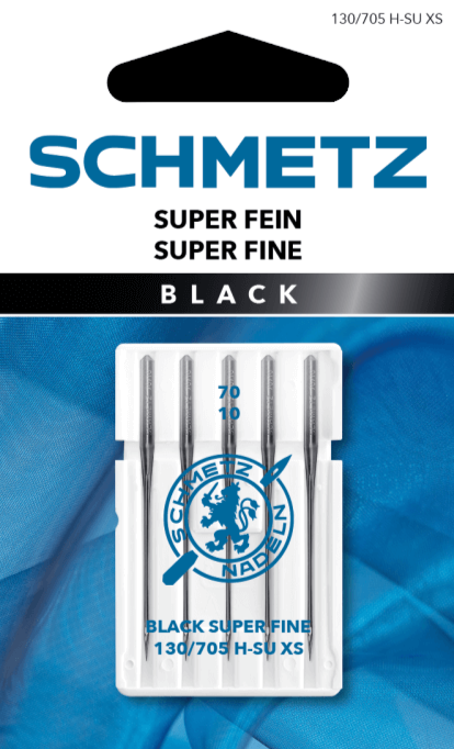 BLISTER 5 AIGUILLES SCHMETZ UNIVERSELLE D70 SUPER FINE 130/705 H-SU XS