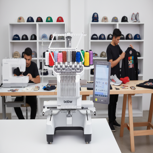 BROTHER PR1060W Machine à broder semi-professionnelle 10 aiguilles