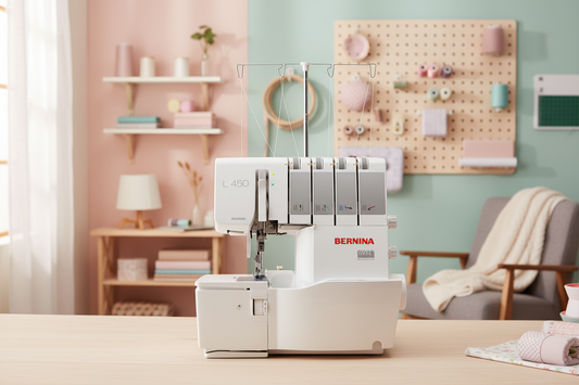 BERNINA Surfileuse-surjeteuse L450 Overlock 4 fils avec éclairage LED