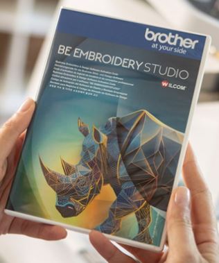 Logiciel de création et numérisation de broderie BROTHER-BE1 EmbroideryStudio