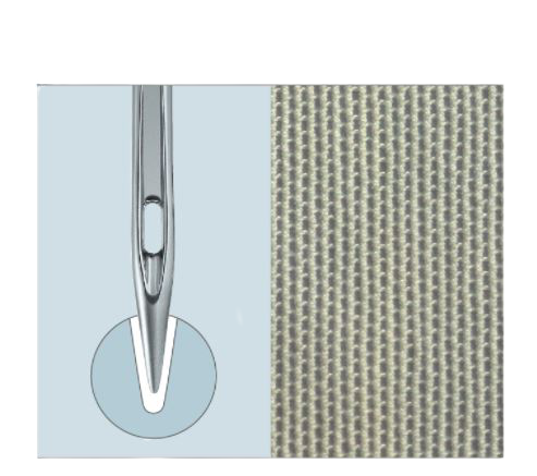 Plaquette de 10 aiguilles GROZ BECKERT 134 FG/SUK /DPX5/135X5/135X7 FG Nm 80/12 717775