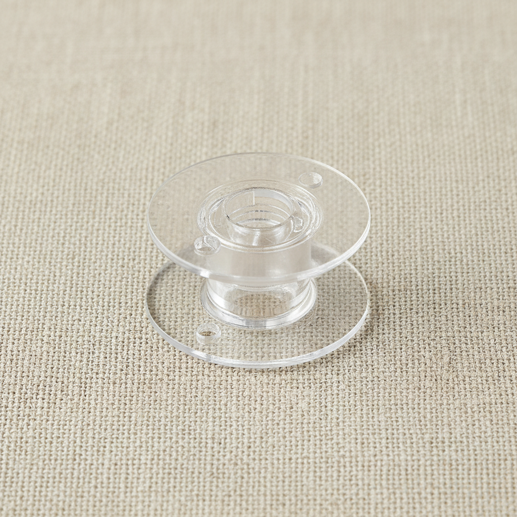 Lot de 5 Canettes en plastique transparente pour machine à coudre Brother et Juki - Pas de frais de livraison