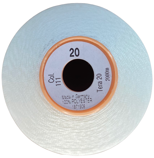 FIL Technique GUTERMANN TERA 20 - cône de 2000 mètres coloris 111 Blanc écru