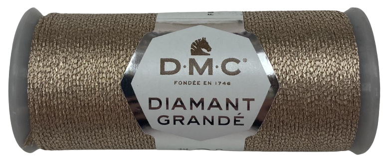Fil à broder métallisé DMC, Diamant Grandé Coloris G225