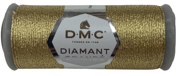 Fil à broder métallisé, Diamant Grandé DMC Col G3821