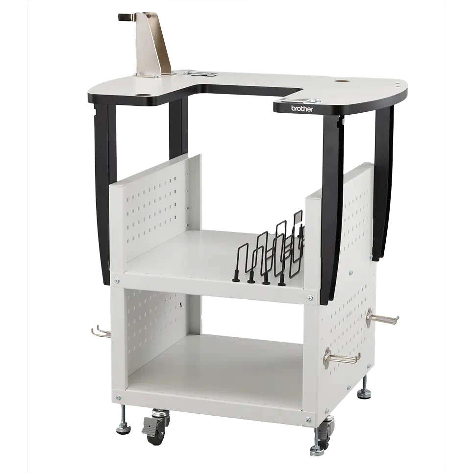 Table meuble de rangement à roulettes spéciale brodeuse PR et VR