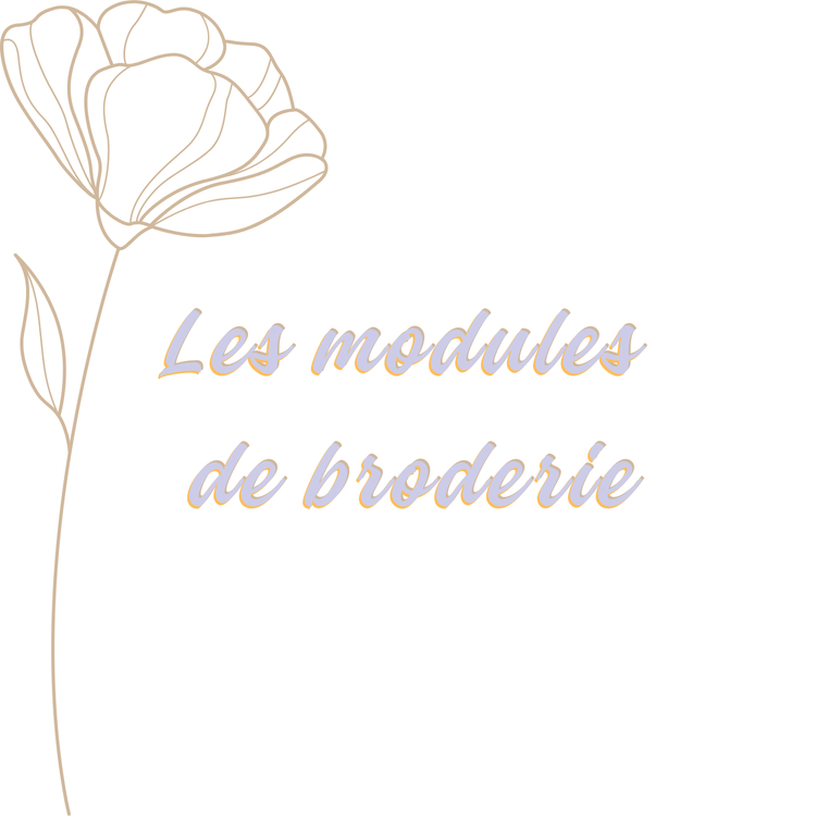 Les Modules de broderie