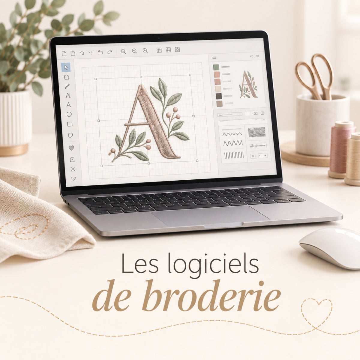 Les logiciels de broderie