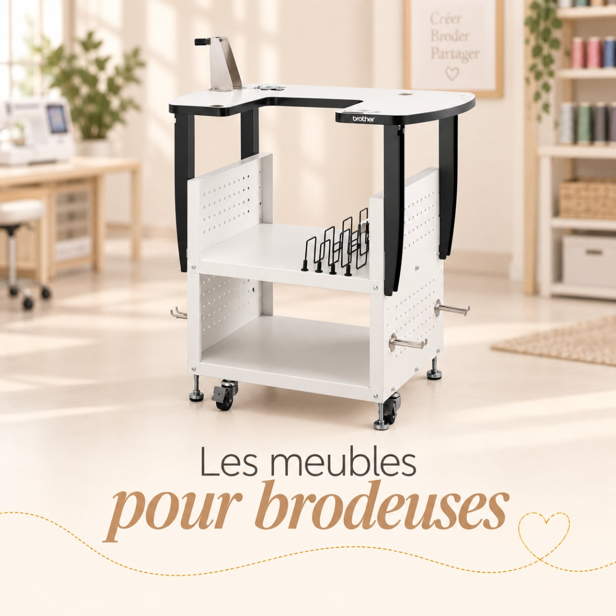 Les meubles pour brodeuses