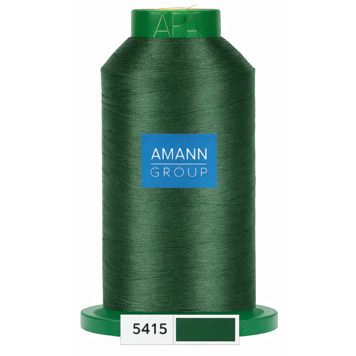 Fil à broder Isacord 40 polyester 1000 mètres coloris 5415 Vert