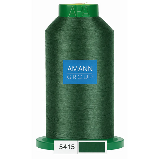 Fil à broder Isacord 40 polyester 1000 mètres coloris 5415 Vert