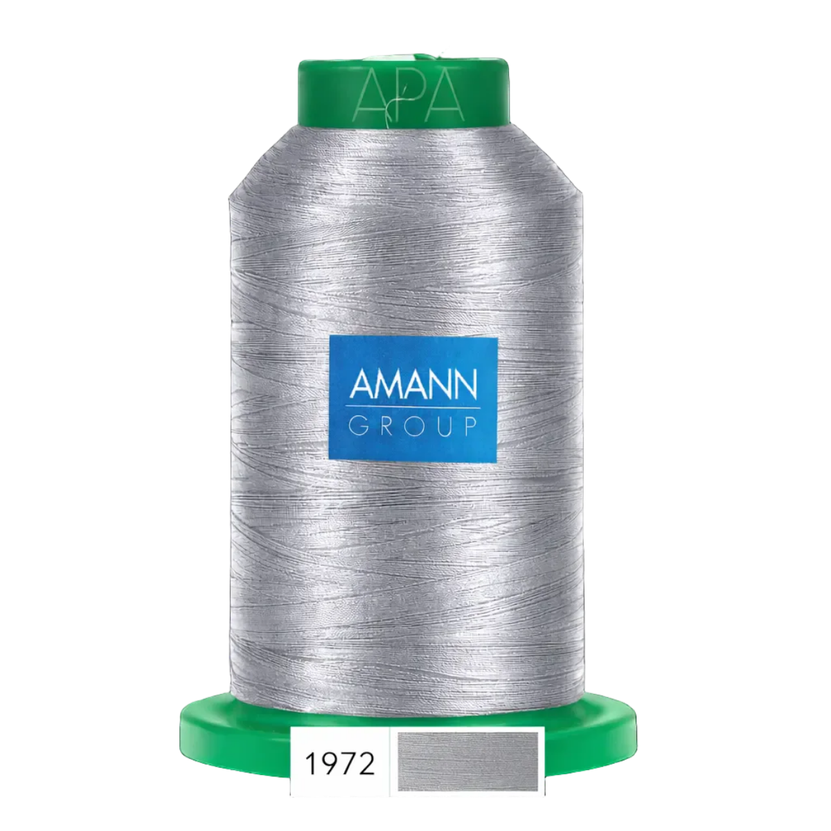 Fil à broder Isacord 40 polyester 1000 mètres Coloris 1972 Gris