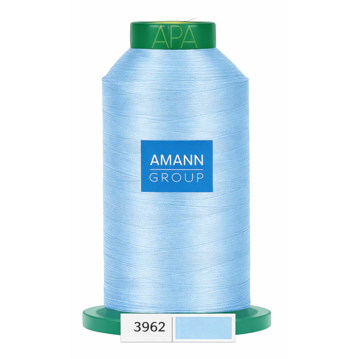 Fil à broder Isacord 40 polyester 1000 mètres coloris 3962 Bleu ciel