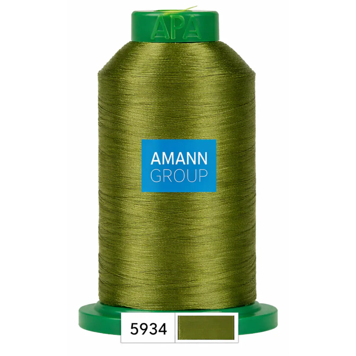 Fil à broder Isacord 40 polyester 1000 mètres coloris 5934 Kaki