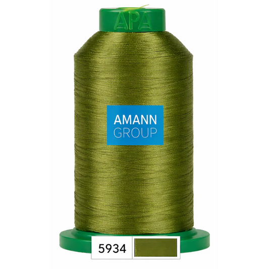 Fil à broder Isacord 40 polyester 1000 mètres coloris 5934 Kaki