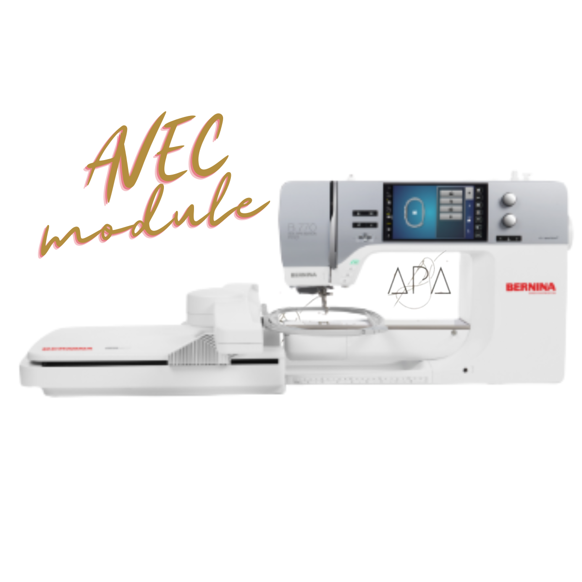 BERNINA B770 QE PRO Machine à coudre, à quilter et à broder AVEC module de broderie