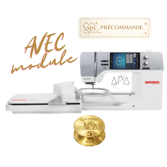 BERNINA B770 QE PRO Machine à coudre, à quilter et à broder AVEC module de broderie