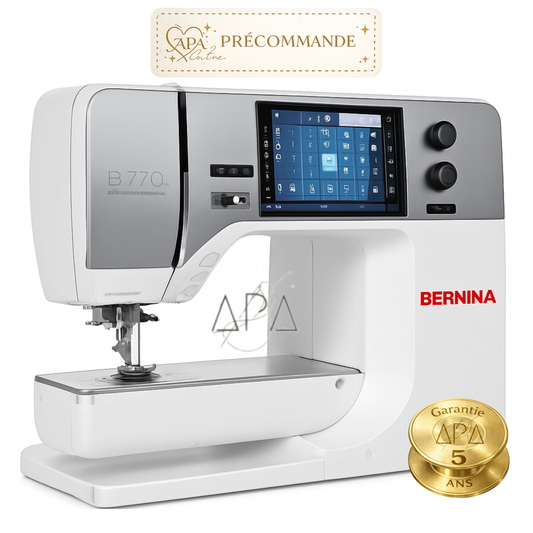 BERNINA B770 QE PRO Machine à coudre, à quilter et à broder AVEC module de broderie