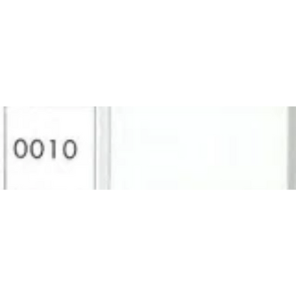Fil à broder Isacord 40 polyester 1000 mètres coloris 0010 Blanc
