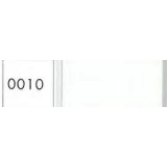 Fil à broder Isacord 40 polyester 1000 mètres coloris 0010 Blanc