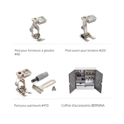 BERNINA B770 QE PRO Machine à coudre et à quilter, module de broderie non inclus en option*