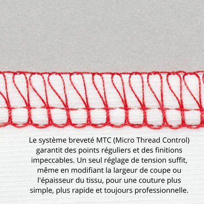 BERNINA  L450 Overlock Surfileuse-surjeteuse4 fils avec éclairage LED