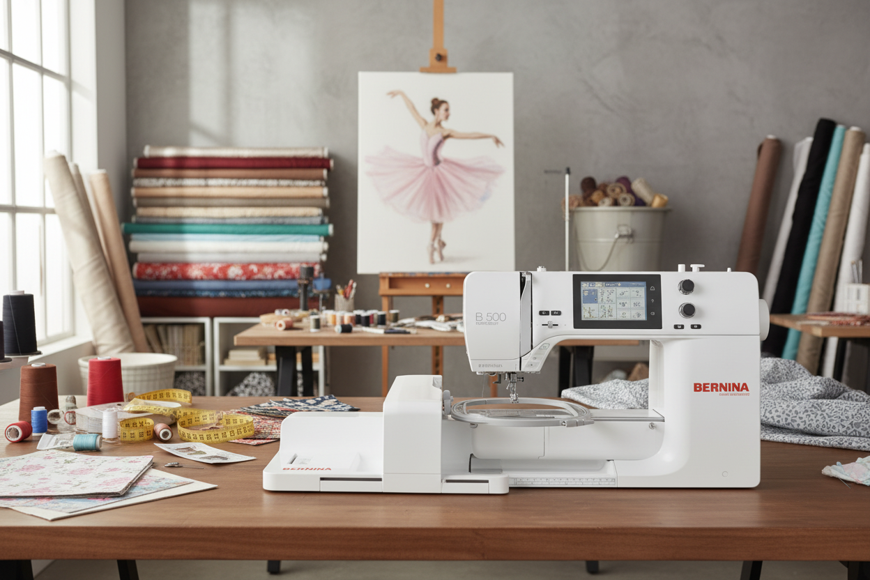 BERNINA B500 Machine à broder avec module de broderie inclus