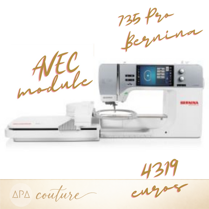 BERNINA B735 PRO Machine à coudre et à broder AVEC module de broderie