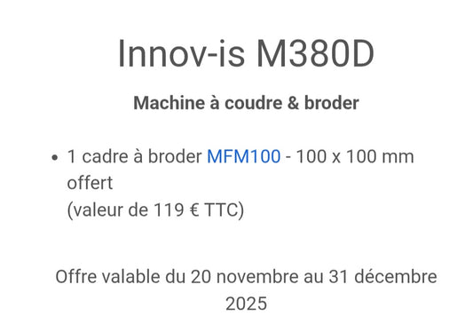 Brother Innovis M380D Disney Machine à coudre et brodeuse
