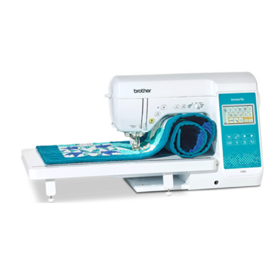 BROTHER Innovis F580 Machine à coudre à quilter et à broder