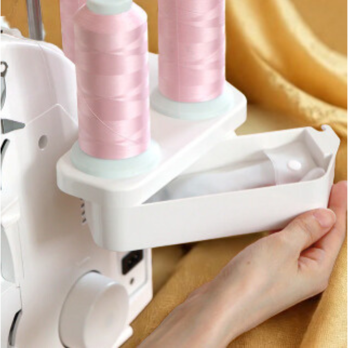 BABY LOCK Recouvreuse PRIMO 6/5/4/3/2 fils 3 aiguilles Enfilage à jet d'air - Garantie 4 ans