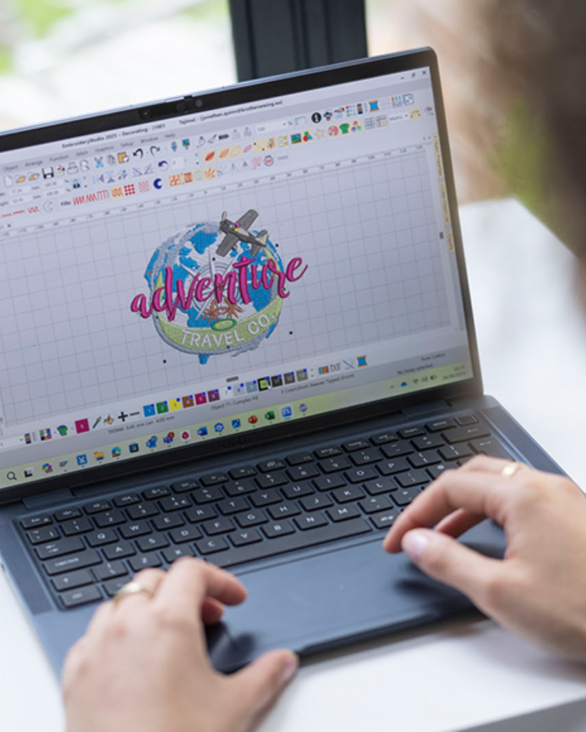 Logiciel de création et numérisation de broderie BROTHER-BE1 EmbroideryStudio