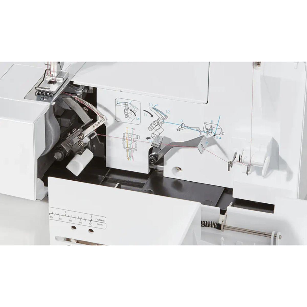 BROTHER Recouvreuse CV3440 4/3/2 fils pour débutants et intermédiaires