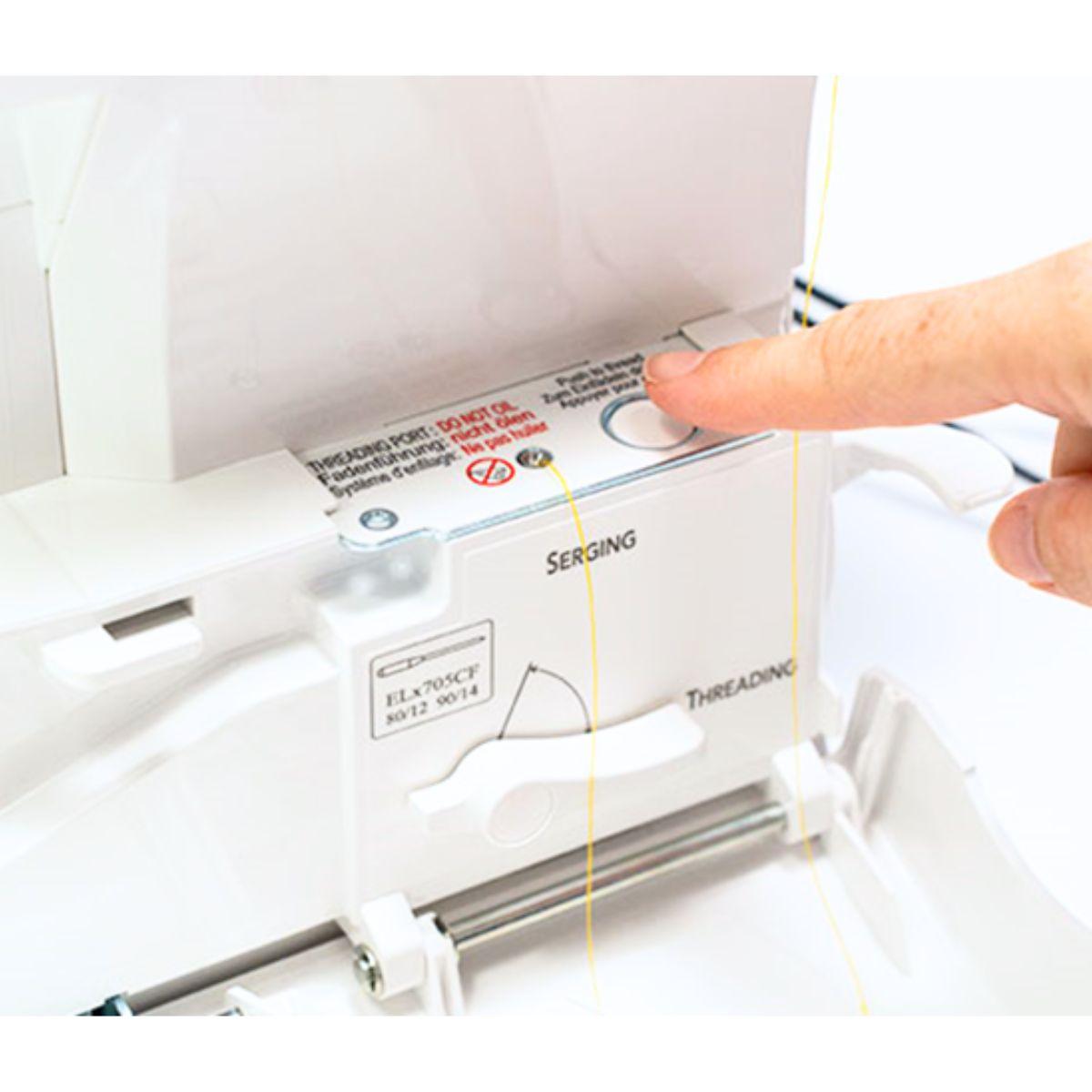 BABY LOCK Recouvreuse EUPHORIA 4/3/2 fils Alimentation auto du fil - Garantie 4 ans