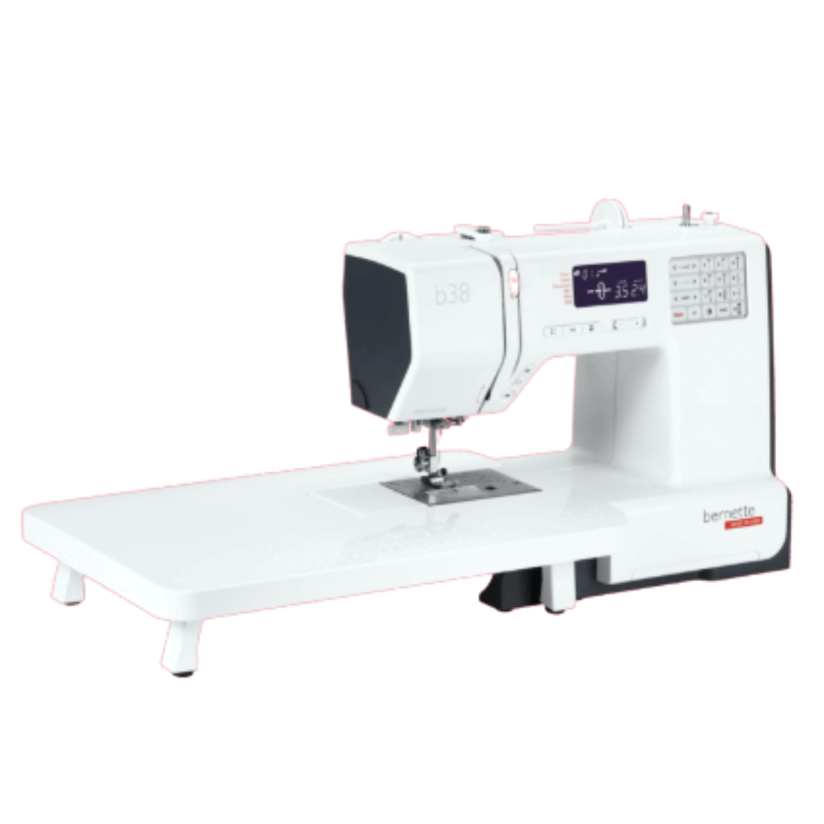 BERNETTE B38 Machine à coudre avec table d'extension