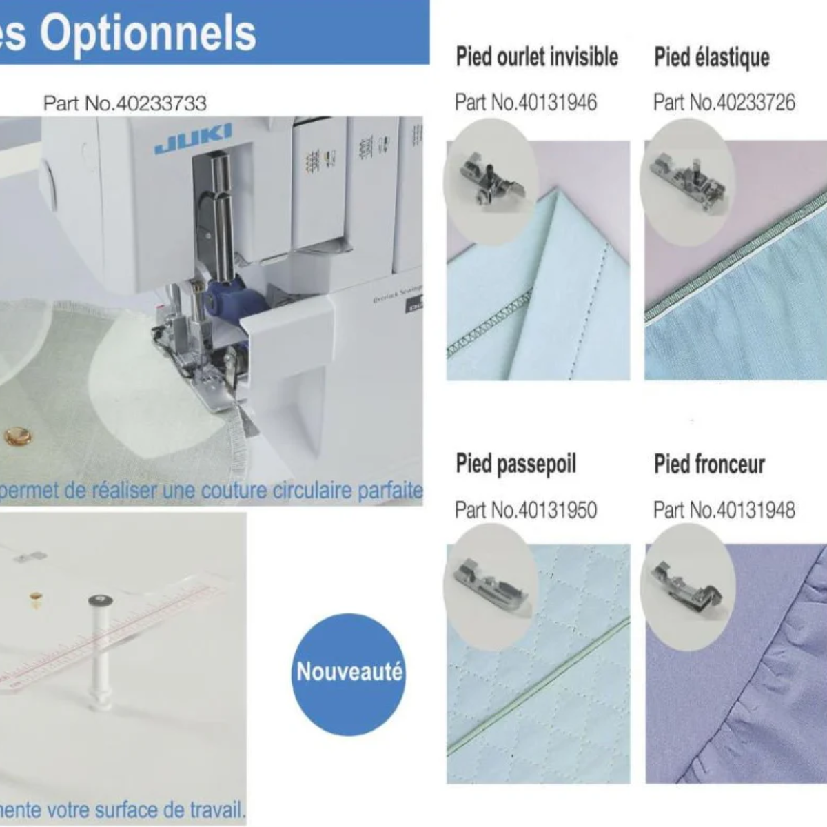 JUKI MO80 CB Surjeteuse raseuse