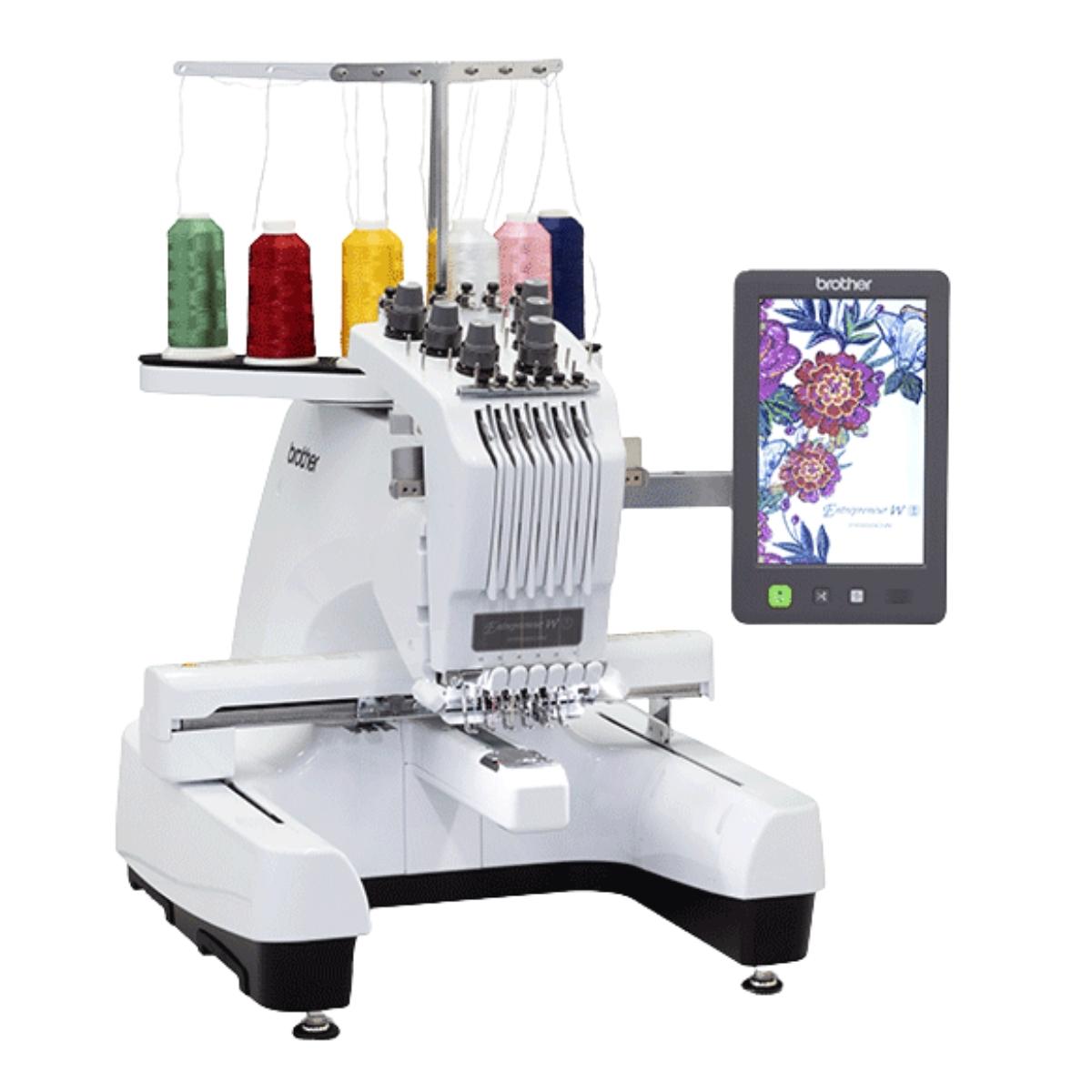 BROTHER PR680W Machine à broder AVEC table de rangement OFFERTE + système à casquette OFFERT + Logiciel PE DESIGN 11 à tarif préférentiel opie)