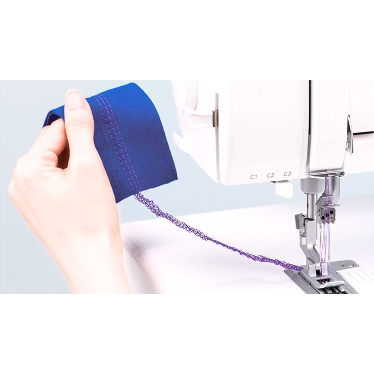 BABY LOCK Recouvreuse EUPHORIA 4/3/2 fils Alimentation auto du fil - Garantie 4 ans
