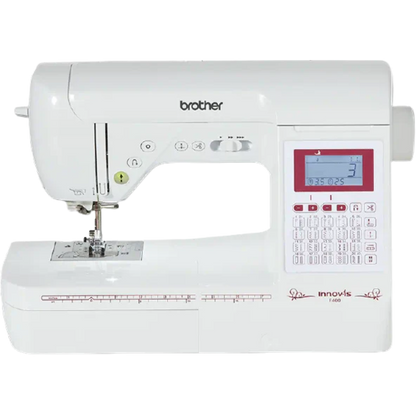 La machine à coudre Brother F400 est la première machine disposant du système d'entrainement SFDS (Square Feed Drive System) et d'un enfile aiguille dernière génération. Dotée de 40 points de couture elle conviendra aux couturières régulières. L'innovation technique au service de résultats professionnels.