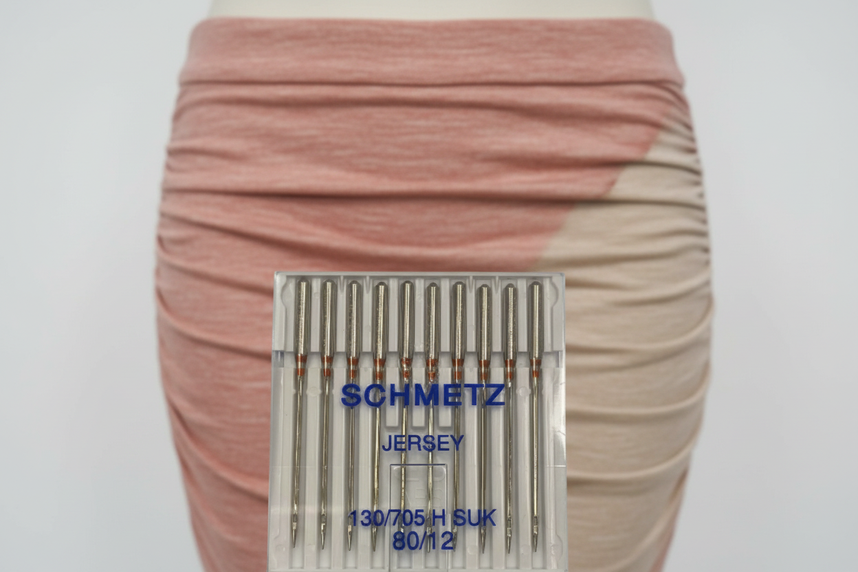 Blister 10 aiguilles spécial Jersey SUK 130/705 H diamètre 80/12