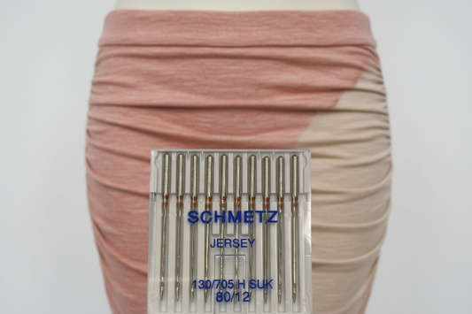 Blister 10 aiguilles spécial Jersey SUK 130/705 H diamètre 80/12