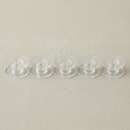 Lot de 5 Canettes plastique pour machine à coudre Brother