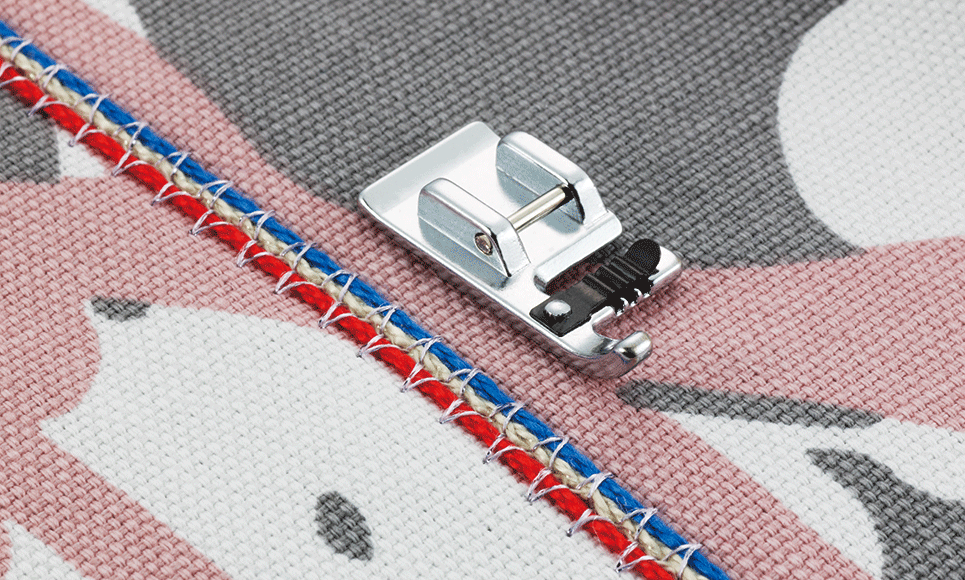 Pied pour 3 cordonnets 5mm F024N Brother | Apacouture