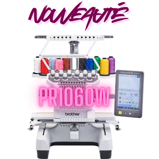 Machine à broder semi-professionnelle 10 aiguilles PR1060W
