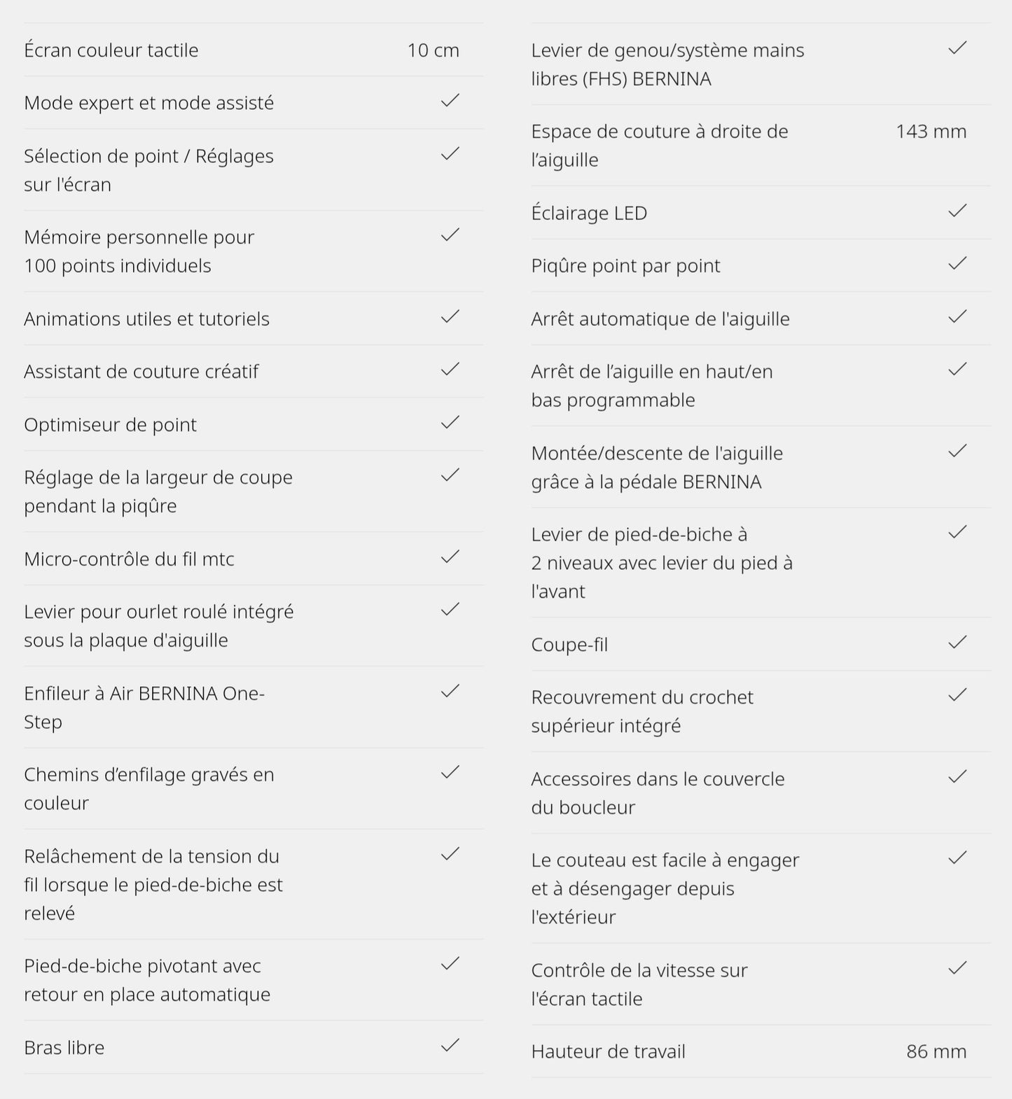 Surjeteuse recouvreuse BERNINA L890