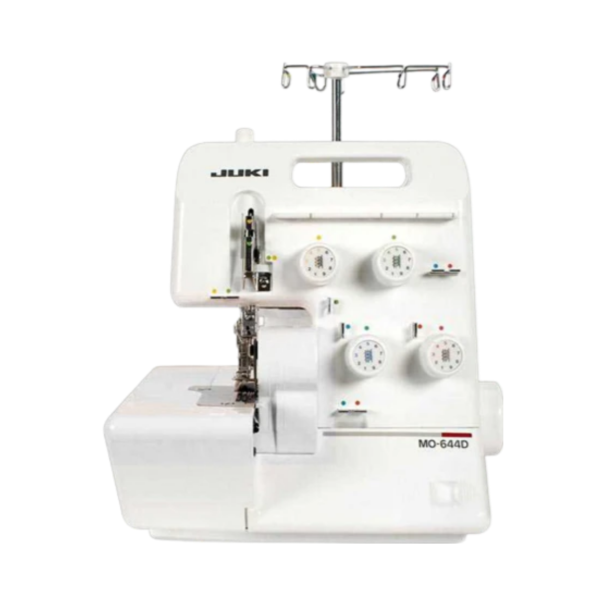 La surjeteuse Juki MO 644-DN est une surjeteuse pour  une débutante ou une couturière expérimentée pour créer des vêtements de sport ou des tenues de soirée élégantes avec une facilité déconcertante. Etendez vos possibilités créatives avec les surjeteuses Juki si simples à utiliser, d'une fiabilité reconnue et d'une sécurité absolue.  Ces machines assemblent les matériaux et les fils les plus complexes pour vous faciliter la couture de vêtements à la mode. 