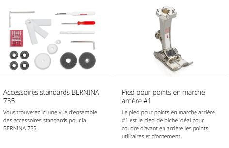 BERNINA B735 PRO Machine à coudre et à broder avec module de broderie