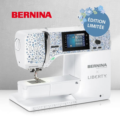 BERNINA B495 Liberty Edition - Machine à coudre design Liberty avec trolley + housse inclus