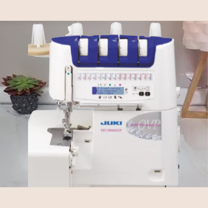 APA Occasion | JUKI MO2000 QVP Surjeteuse à enfilage automatique - Machine démonstration