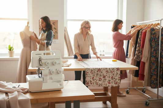 JUKI MO654DEN Surjeteuse 4 fils, possibilité de travailler en 2, 3 & 4 fils